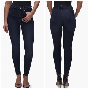 Good American Good Legs Skinny Dark Wash Jeans [1073]
